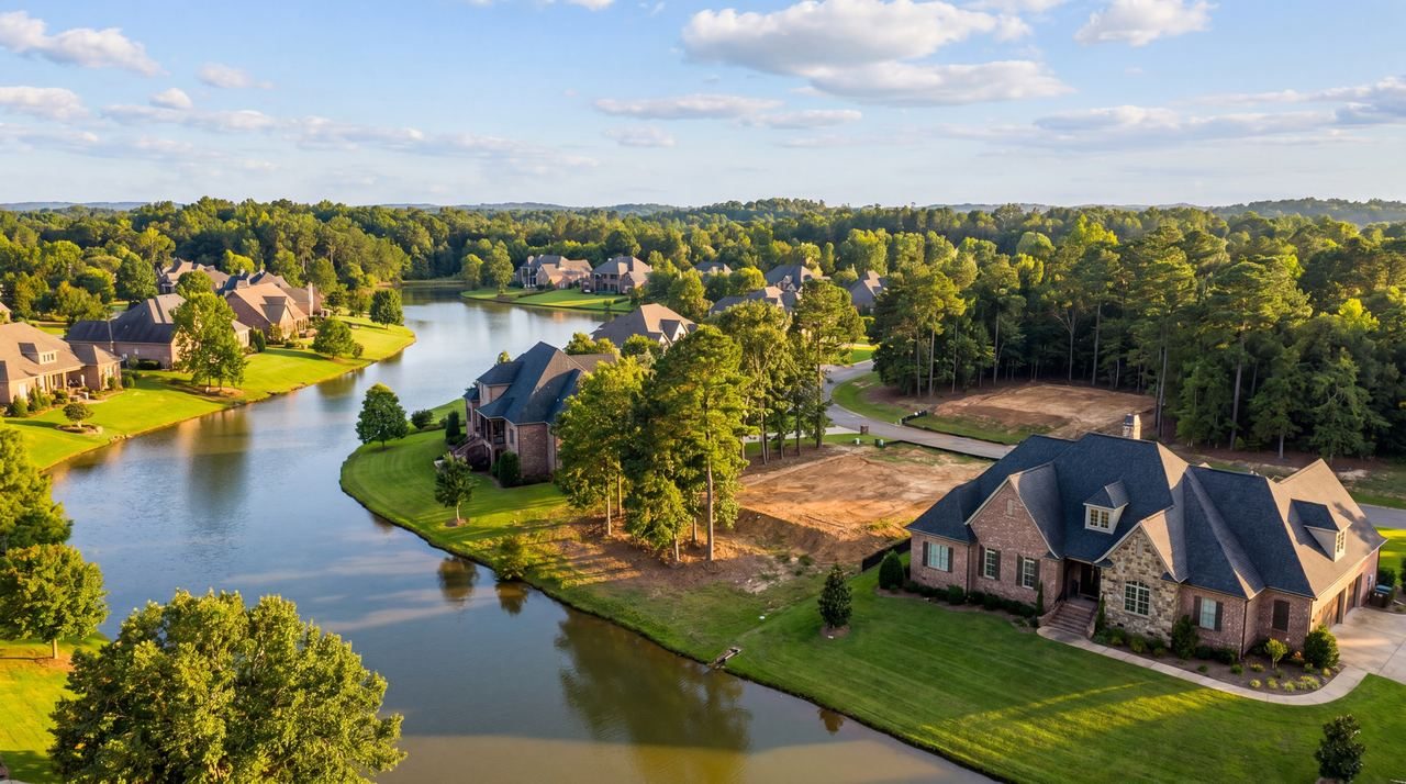 Aerial of Carrington Lakes — Trussville, Alabama
